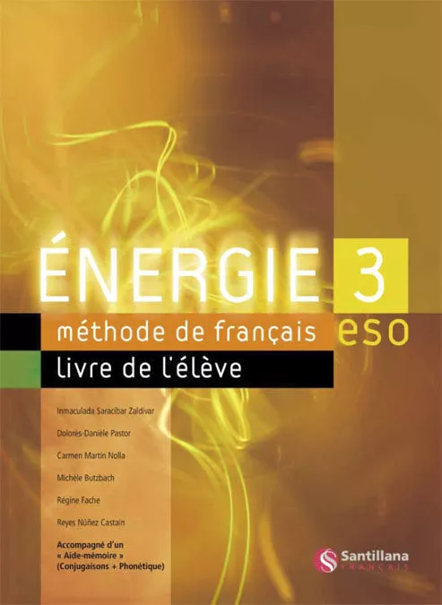 Portada del Libro Energie 3 Livre D Eleve + Diptico de Vv.Aa. - 9788429498783