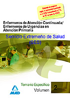 Portada del Libro Enfermeros De Atencion Continuada Y Enfermeros De Urgencias En At Enci de Vv.Aa. - 9788466578035