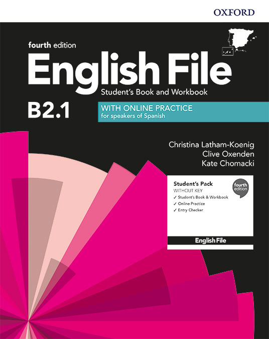 Portada del Libro English File B2.1 Students Book + Workbook Without Key Pack (4Th Editi de Vv.Aa. - 9780194038744