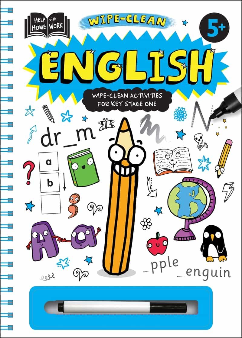 Portada del Libro English (Wipe Clean) de Vv.Aa. - 9781789051254