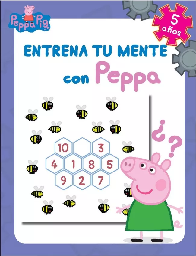 Portada del Libro Entrena Tu Mente Con Peppa. 5 Años (Peppa Pig. Cuaderno De Activi Dade de Vv.Aa. - 9788448855505