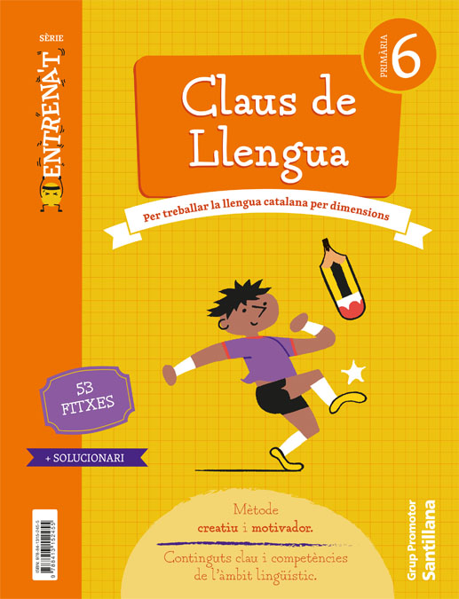 Portada del Libro Entrenat. Quadern Llengua 6º Primaria de Vv.Aa. - 9788413152455