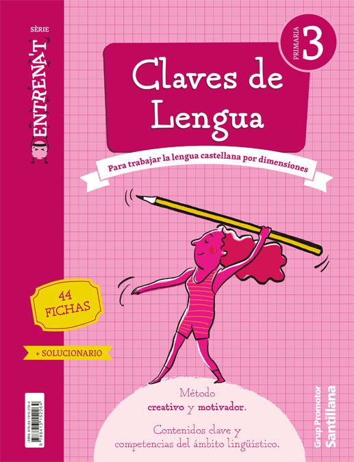 Portada del Libro Entrenate. Cuaderno De Lengua 3º Primaria (Cataluña) de Vv.Aa. - 9788413152264