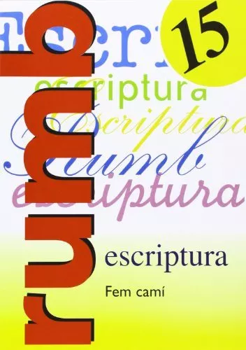 Portada del Libro Escritura Rumbo 2000 Nº 15 Fem Camí de Vv.Aa. - 9788486545239