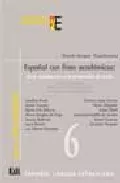 Portada Del Libro Español Con Fines Academicos: De La Comprension A La Produccion D E Te De Vv.aa. - 9788495986634