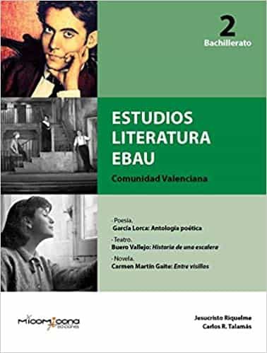 Portada del Libro Estudios Literatura Ebau 2º Bachillerato de Vv.Aa. - 9788412064919