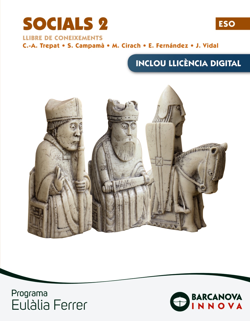 Portada del Libro Eulàlia Ferrer 2 Eso Socials. Coneixements Innova (Catalunya) de Vv.Aa. - 9788448951412