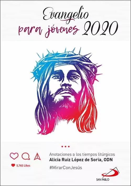 Portada del Libro Evangelio 2020 Para Jovenes: #Mirarconjesus de Vv.Aa. - 9788428557818