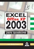 Portada del Libro Excel 2003 Para Opositores de Vv.Aa. - 9788466519700