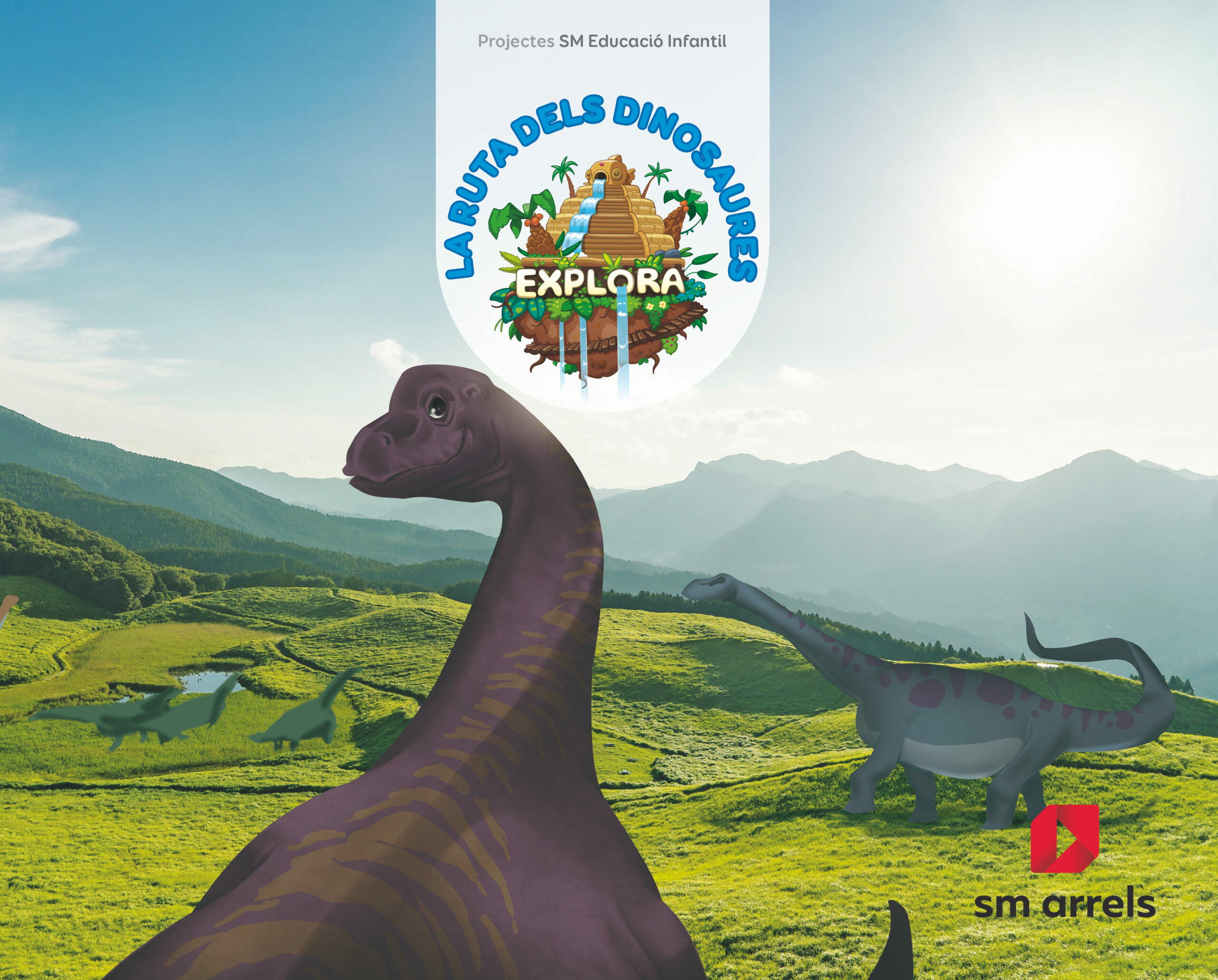 Portada del Libro Explora La Ruta Dinosauri Infantil 4 Años Nivel Valencia de Vv.Aa. - 9788413183312