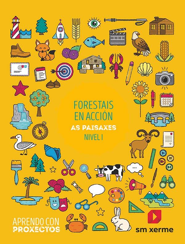 Portada del Libro Forestais En Accion 1º Educacion Primaria Aprendo Con Proyectos Ed 202 de Vv.Aa. - 9788498547474