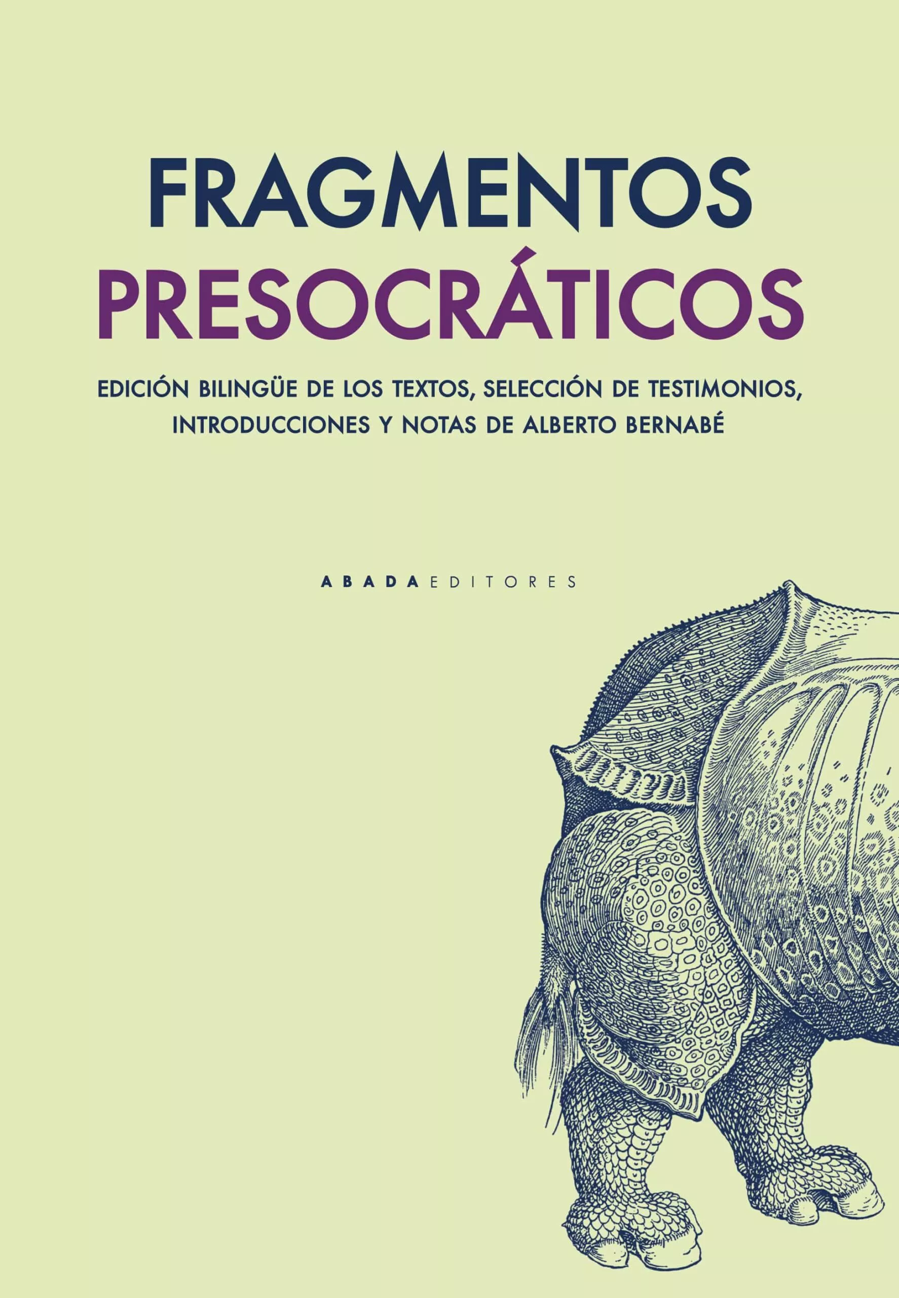 Portada del Libro Fragmentos Presocraticos de Vv.Aa. - 9788417301507