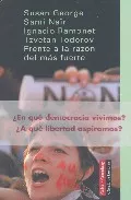 Portada del Libro Frente A La Razon Del Mas Fuerte de Vv.Aa. - 9788481095081