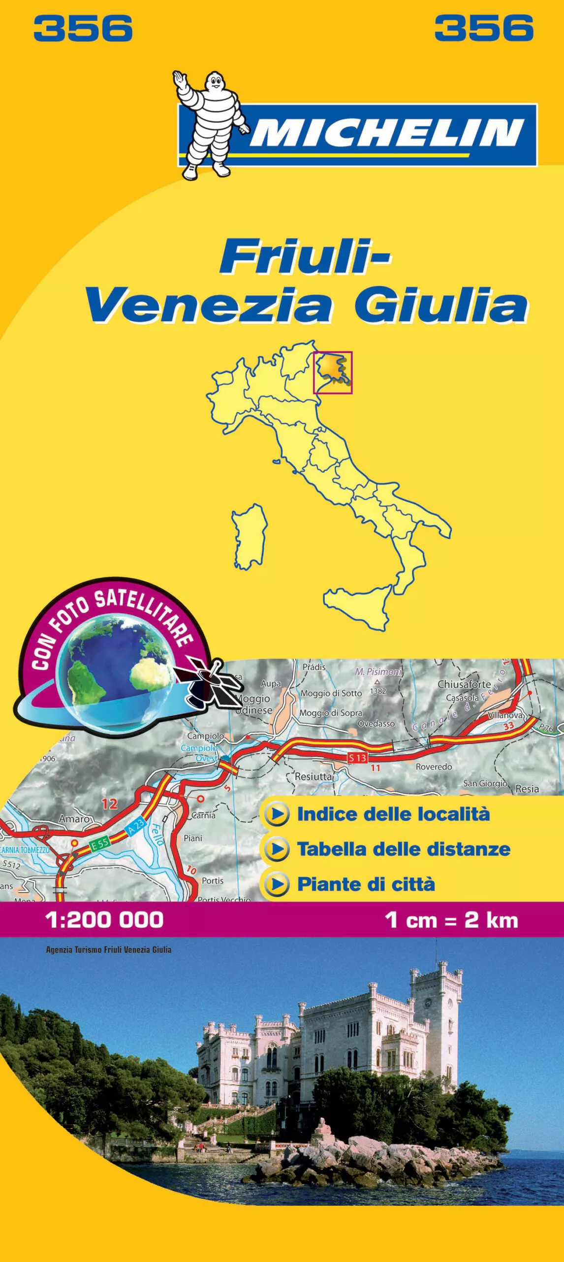 Portada del Libro Friuli Venezia (Mapas Local Michelin Ref. 356) de Vv.Aa. - 9782067126657
