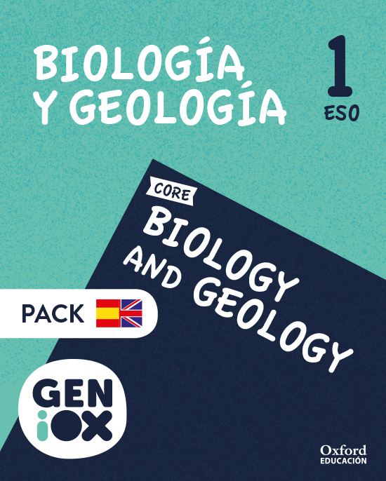 Portada del Libro Geniox Biology & Geology 1º Eso Pack Bilingüe (Andalucía) de Vv.Aa. - 9780190536350