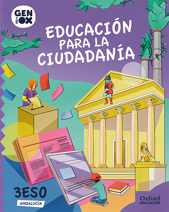 Portada del Libro Geniox Educación Para La Ciudadanía 3º Eso (Andalucía) de Vv.Aa. - 9780190534677