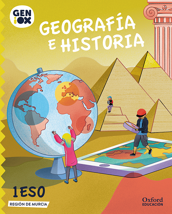 Portada del Libro Geniox Geografía E Historia 1º Eso (Murcia) de Vv.Aa. - 9780190537029