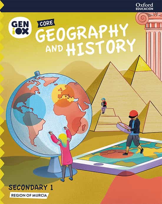 Portada del Libro Geniox Geography & History 1ºeso Students Book Core (Murcia) de Vv.Aa. - 9780190537432