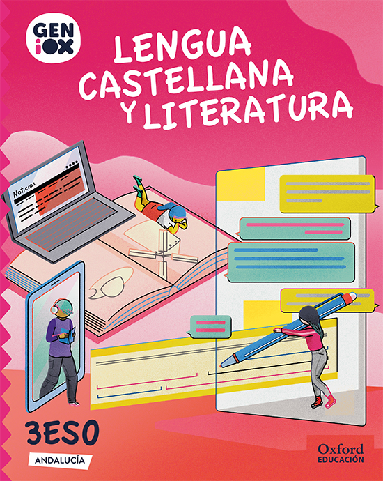Portada del Libro Geniox Lengua 3º Eso (Andalucía) de Vv.Aa. - 9780190534769