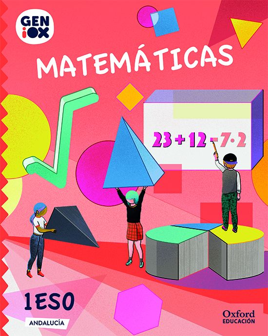 Portada del Libro Geniox Matemáticas 1º Eso (Andalucía) de Vv.Aa. - 9780190535094