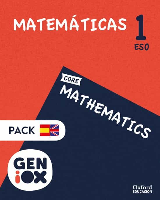 Portada del Libro Geniox Math 1º Eso Pack Bilingüe (Andalucía) de Vv.Aa. - 9780190536541