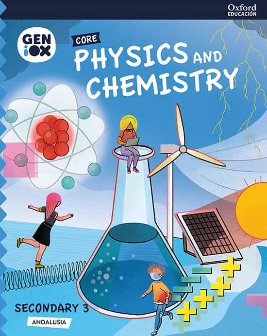 Portada del Libro Geniox Physics & Chemistry 3º Eso Students Book Core (Andalucía) de Vv.Aa. - 9780190536374
