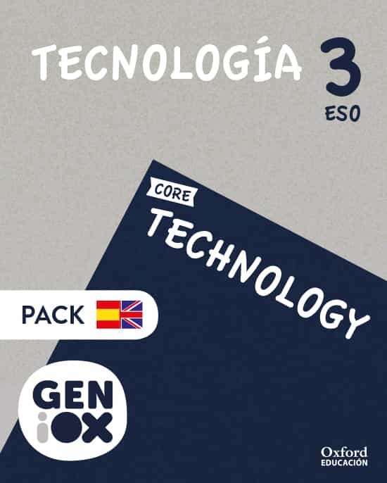Portada del Libro Geniox Technology 1ºeso Pack Bilingüe (Murcia) de Vv.Aa. - 9780190537388