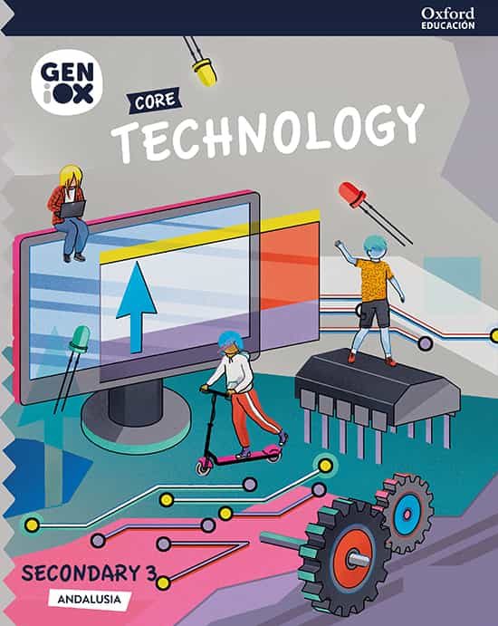 Portada del Libro Geniox Technology 3º Eso Studens Book Core (Andalucía) de Vv.Aa. - 9780190536411