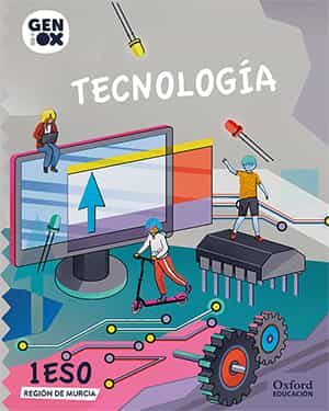 Portada del Libro Geniox Tecnología 1º Eso (Murcia) de Vv.Aa. - 9780190537210
