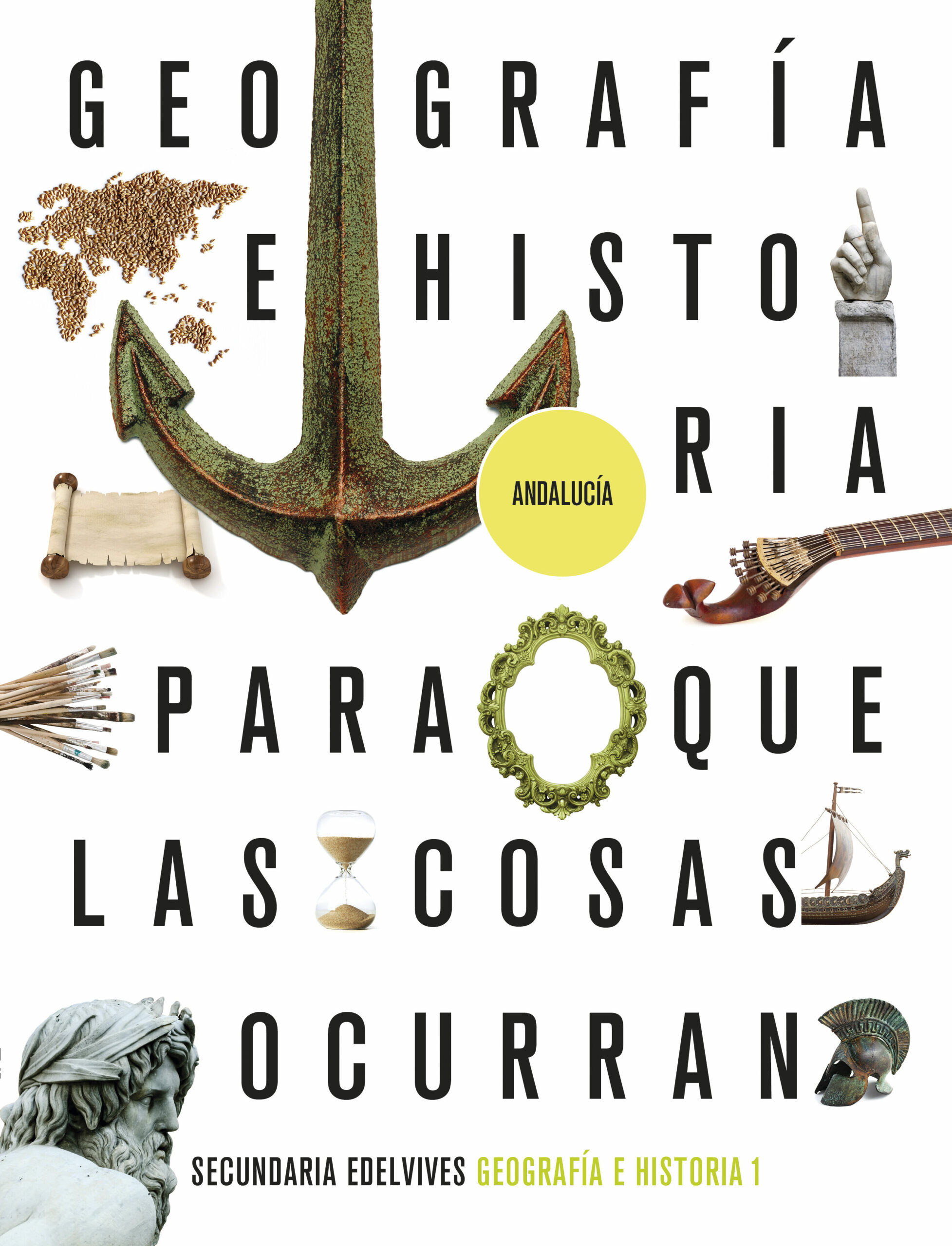 Portada del Libro Geografía E Historia 1º Eso 2020 Andalucia de Vv.Aa. - 9788414026113
