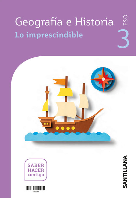 Portada del Libro Geografia E Historia 3º Eso Descubre Saber Hacer Contigo de Vv.Aa. - 9788468061634