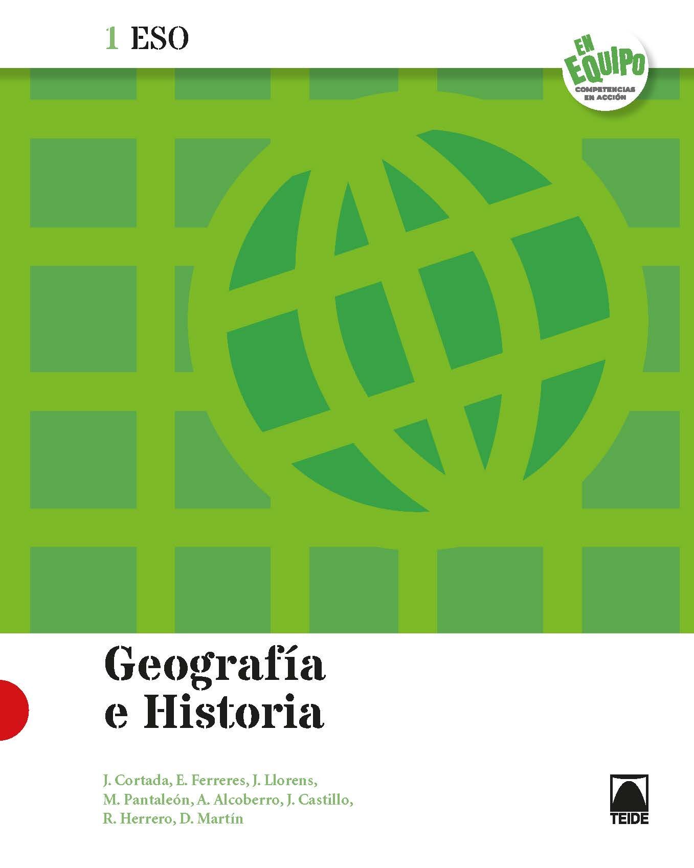 Portada del Libro Geografia Historia 1º Eso Ed 2020 En Equipo de Vv.Aa. - 9788430783366