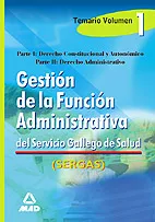 Portada del Libro Gestion De La Funcion Administrativa (Sergas) de Vv.Aa. - 9788466561815
