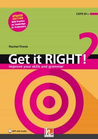 Portada del Libro Get It Right 2 Students Book + E Zone (2º Bachillerato) de Vv.Aa. - 9783990890370