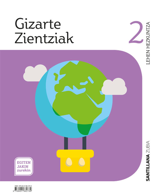 Portada del Libro Gizarte Zientziak 2º Primaria (Sociales) Saber Hacer Contigo de Vv.Aa. - 9788491862789