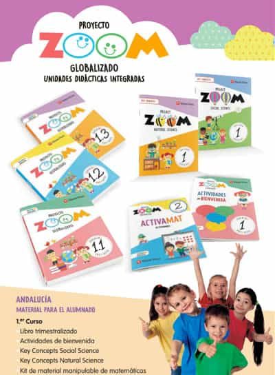Portada del Libro Globalizado 1º Educacion Primaria. Andalucía. Pack Cuadrícula (P. Zoom de Vv.Aa. - 9788468268347