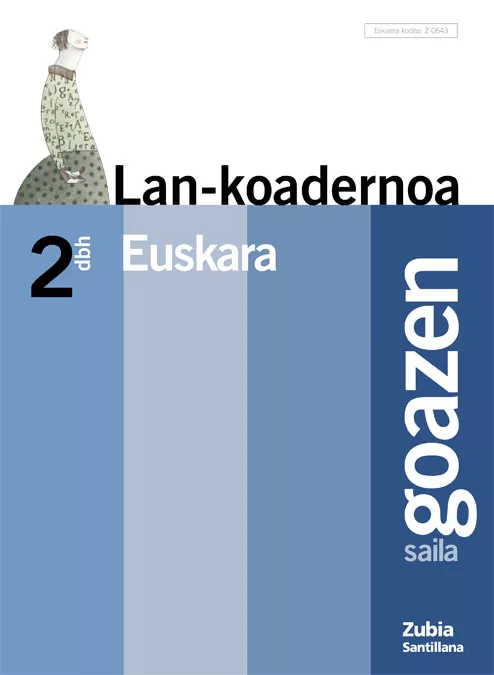Portada del Libro Goazen 2 Dbh. Lan-Koadernoa de Vv.Aa. - 9788481470642