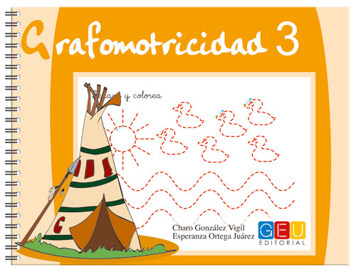 Portada del Libro Grafomotricidad 3 de Vv.Aa. - 9788484918141