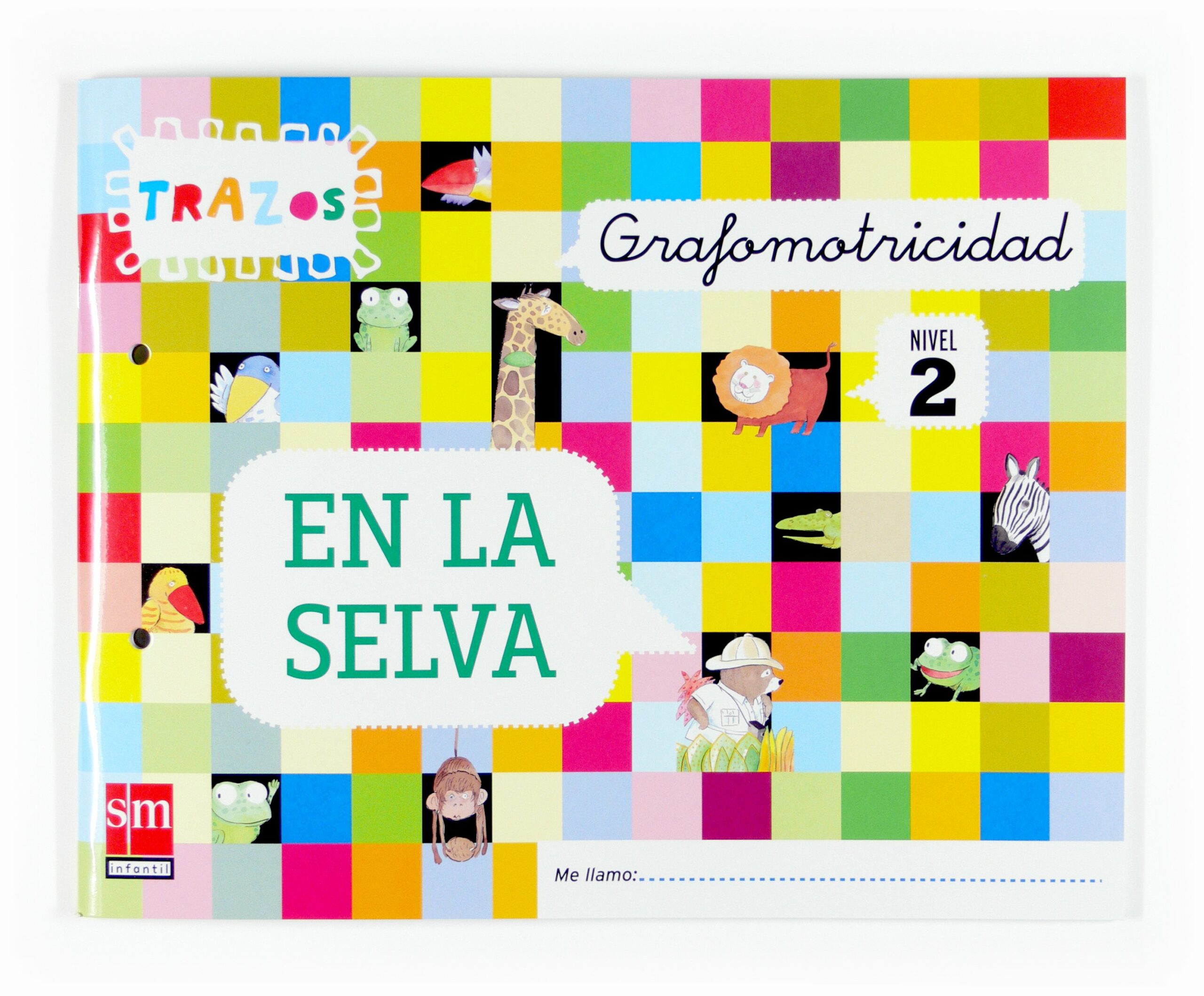Portada del Libro Grafomotricidad 4 Años Trazos En La Selva Educacion Infantil de Vv.Aa. - 9788467508116