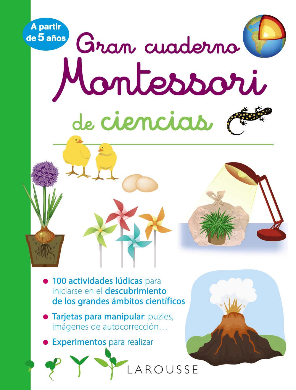 Portada del Libro Gran Cuaderno Montessori De Ciencias de Vv.Aa. - 9788418100253