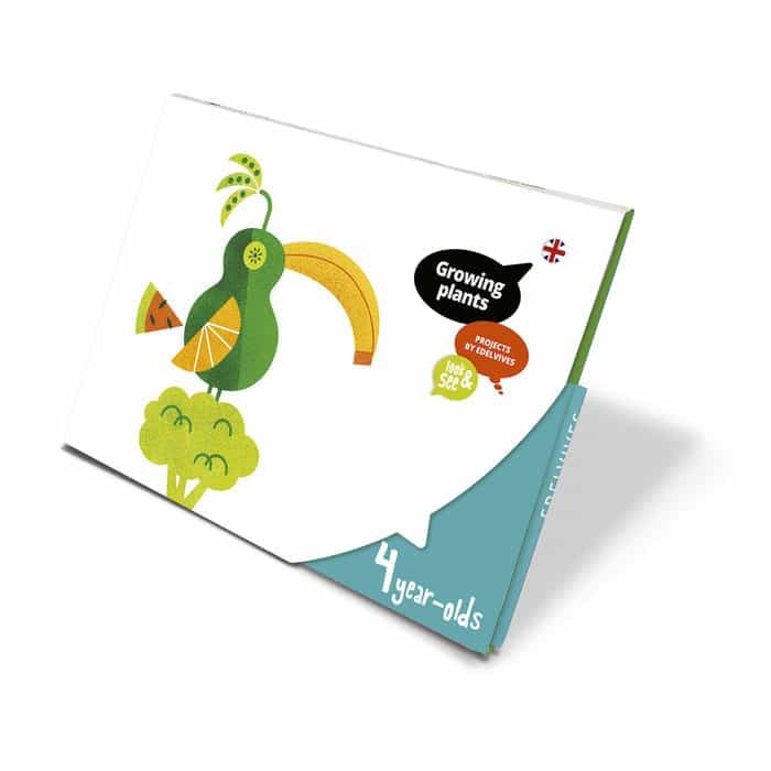 Portada del Libro Growing Plants 4 Years Proyectos ¿Lo Ves? 2020 de Vv.Aa. - 9788414029701