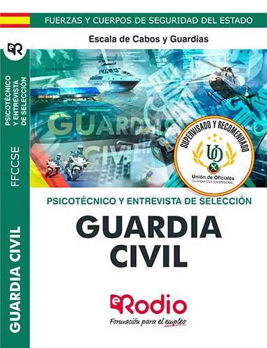Portada del Libro Guardia Civil: Escala De Cabos Y Guardias; Test Psicotecnico Y Ebtrevi de Vv.Aa. - 9788417661946