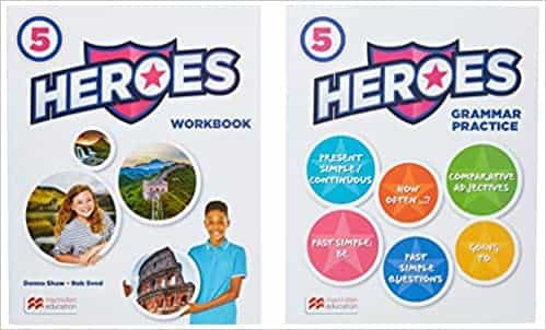 Portada del Libro Heroes 5º Primaria Activity Book Pack (+ Grammar Practice) de Vv.Aa. - 9781380055323