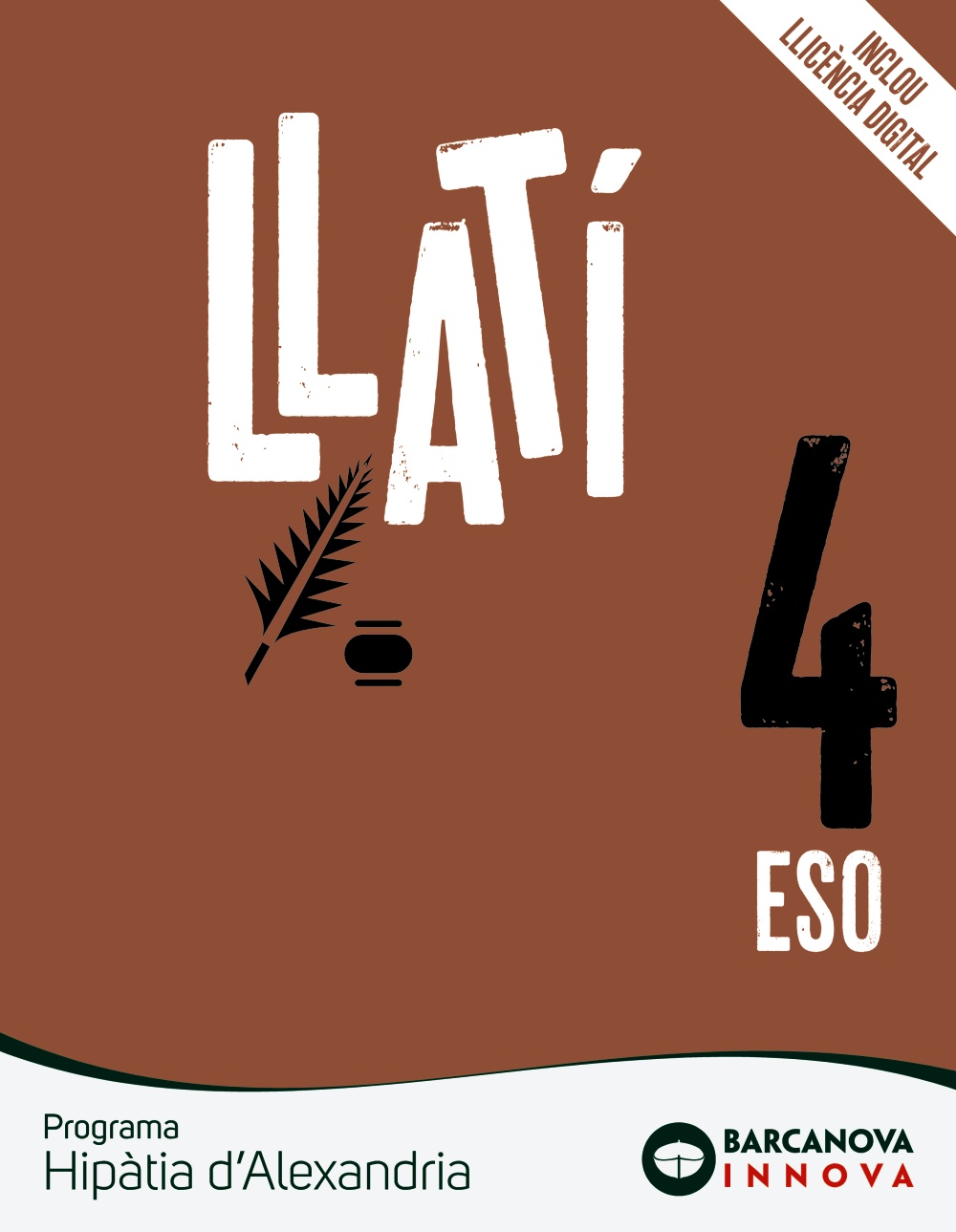 Portada del Libro Hipàtia D Alexandria 4º Eso. Llatí Innova (Catalunya / Illes Balears) de Vv.Aa. - 9788448951344