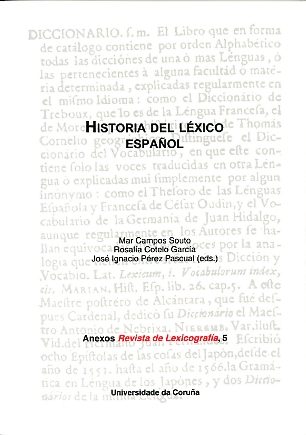 Portada del Libro Historia Del Lexico Español de Vv.Aa. - 9788484871132