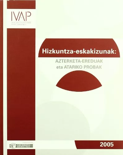 Portada del Libro Hizkuntza-Eskakizunak: Azterketa-Ereduak Eta Atariko Probak de Vv.Aa. - 9788477772972