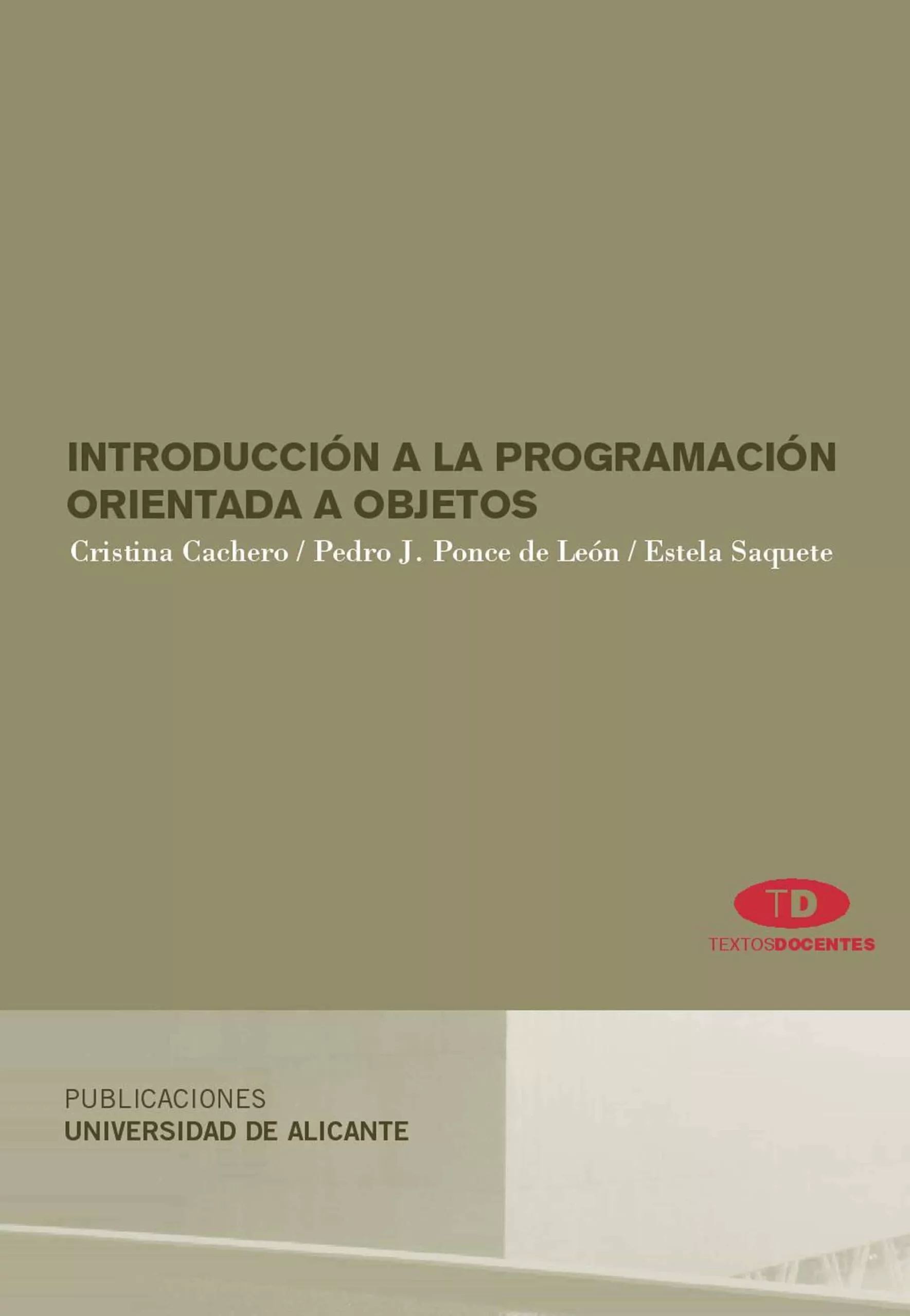 Portada del Libro Introduccion A La Programacion Orientada A Objetos de Vv.Aa. - 9788479088736