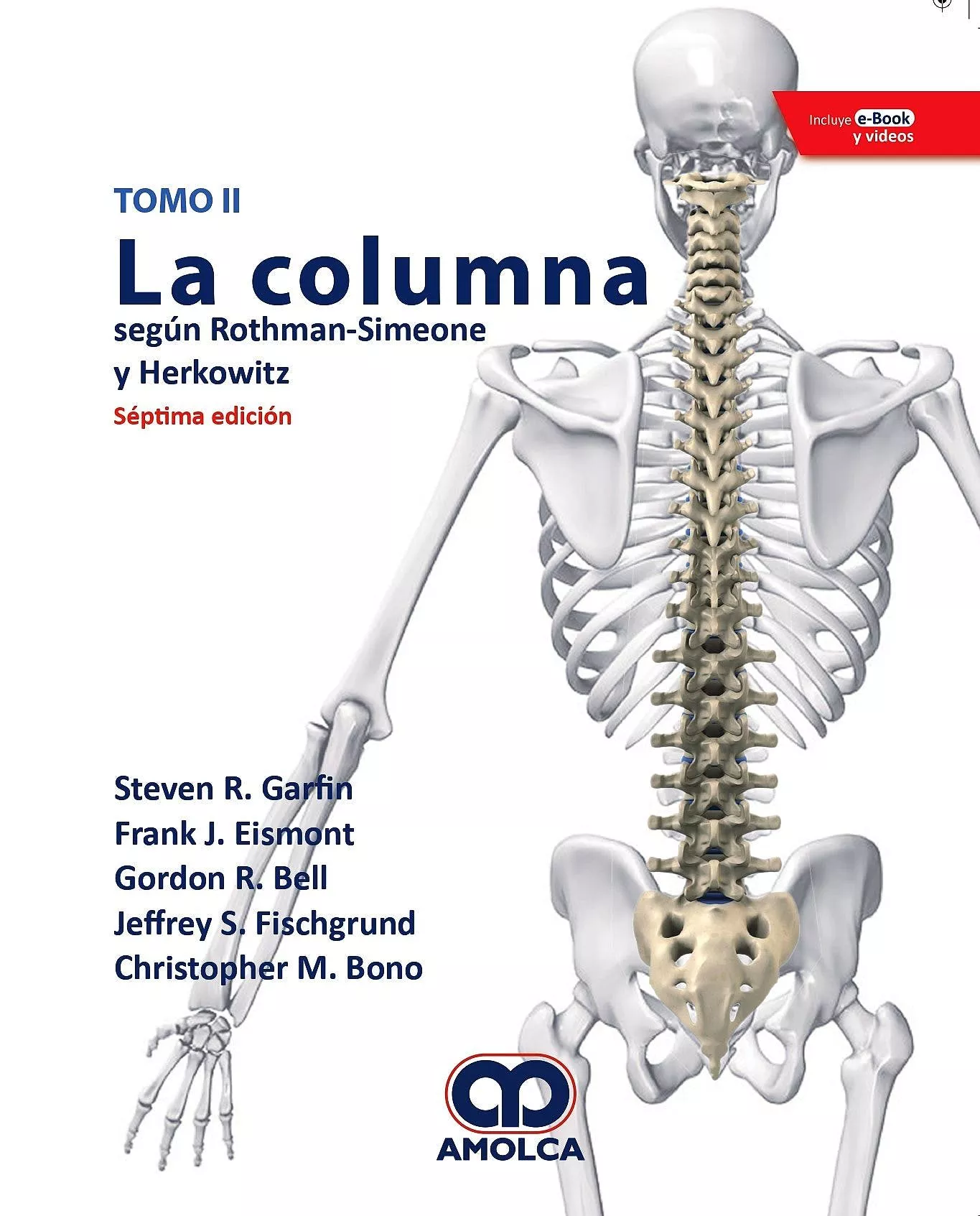 Portada del Libro La Columna Segun Rothman-Simeone Y Herkowitz (2 Vols. + E-Book Y Video de Vv.Aa. - 9789804300738
