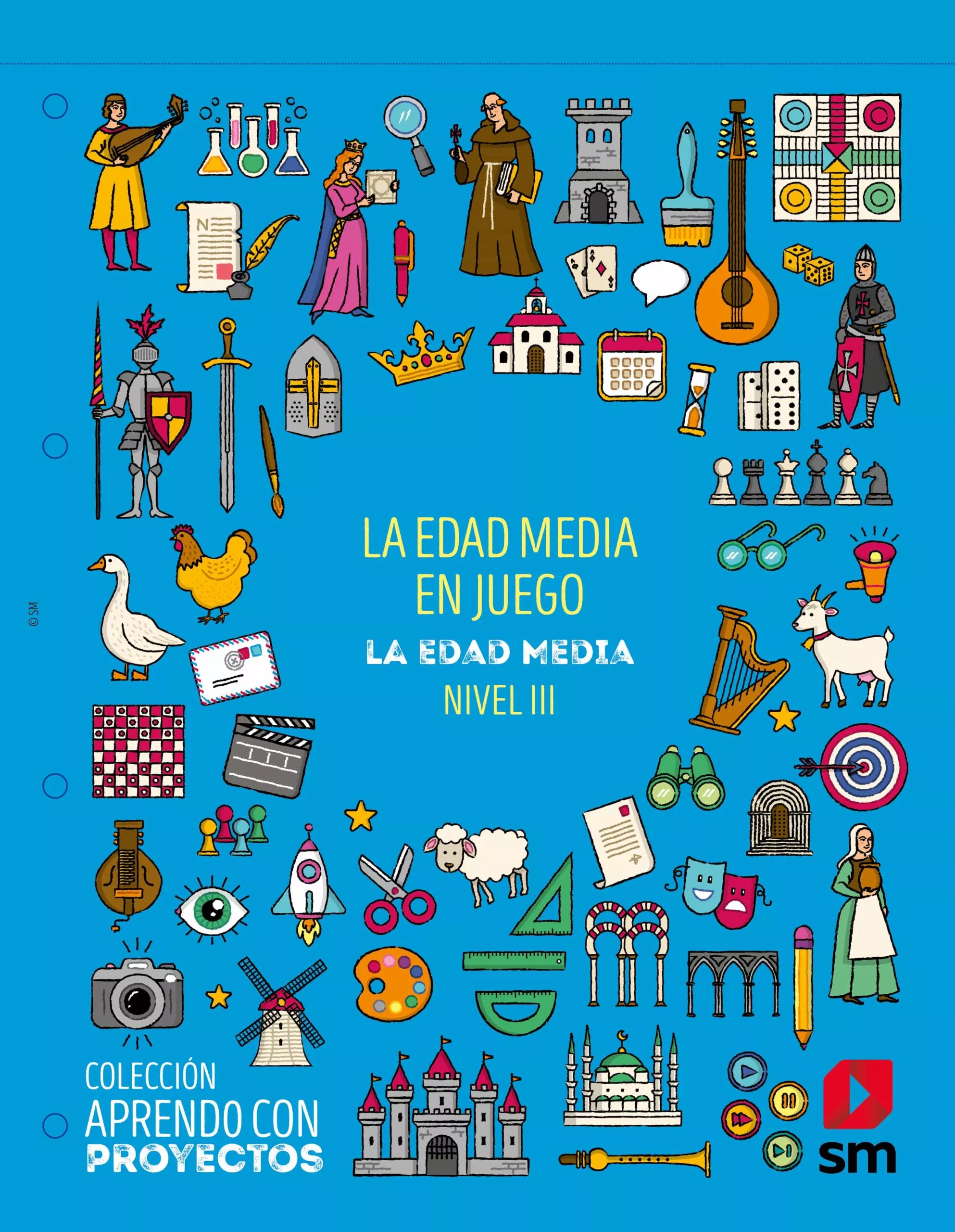 Portada del Libro La Edad Media En Juego 5º Educacion Primaria Aprendo Con Proyectos Ed de Vv.Aa. - 9788491822752