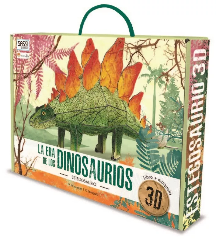 Portada del Libro La Era De Los Dinosaurios. Estegosaurio: Libro + Maqueta de Vv.Aa. - 9788417299675